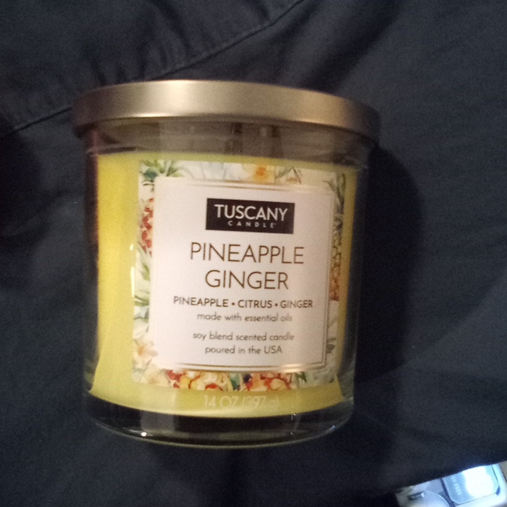 Tuscany 14oz Candle Pineapple & Ginger